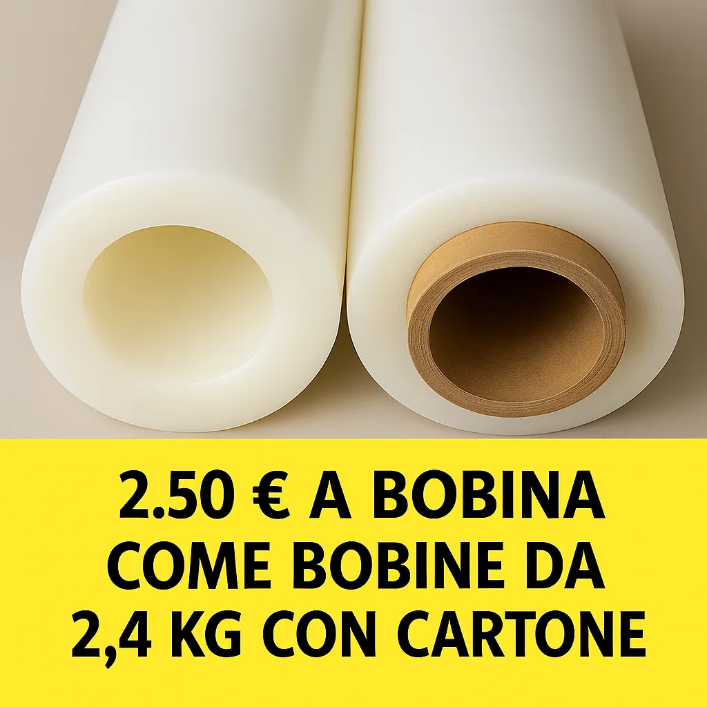 Bobine con e senza cartone